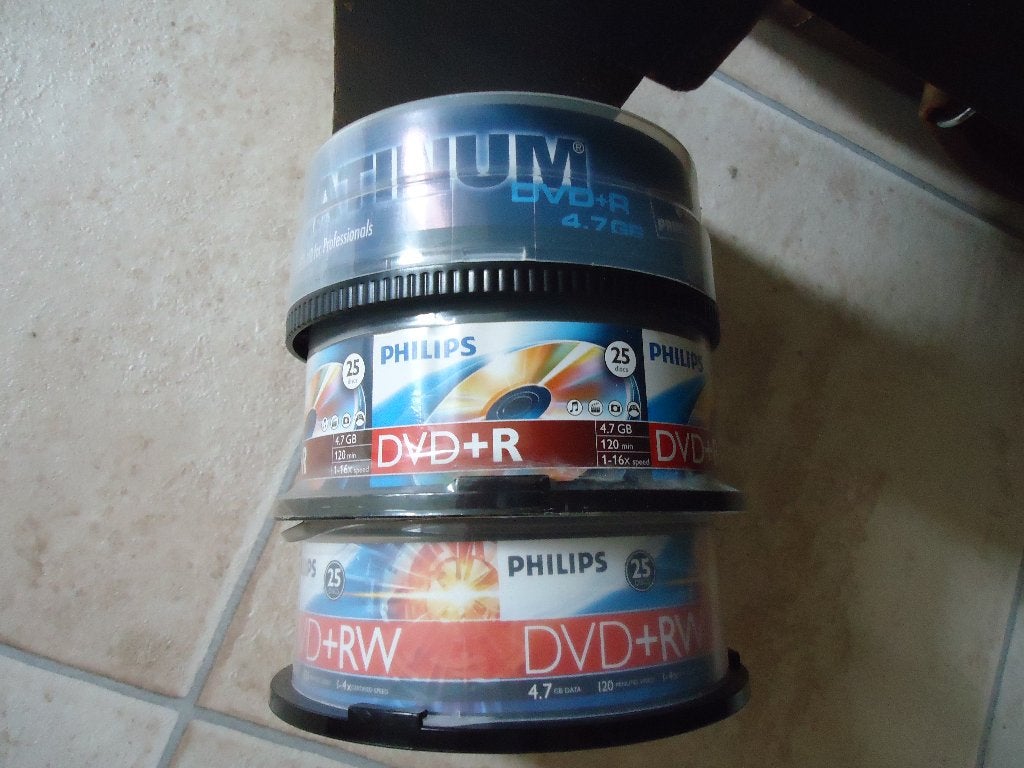 Philips en Platinum DVR+R en DVD+RW - totaal 75 op spindel, Ophalen of Verzenden, Nieuw, Dvd, Herschrijfbaar