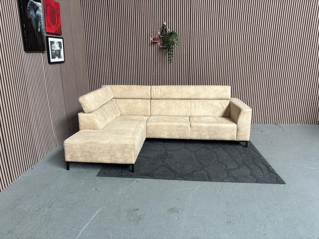 GRATIS LEVERING Hoekbank Beige 260x200 GEREINIGD, Huis en Inrichting, Banken | Bankstellen, 250 tot 300 cm, Hoekbank, Ophalen of Verzenden