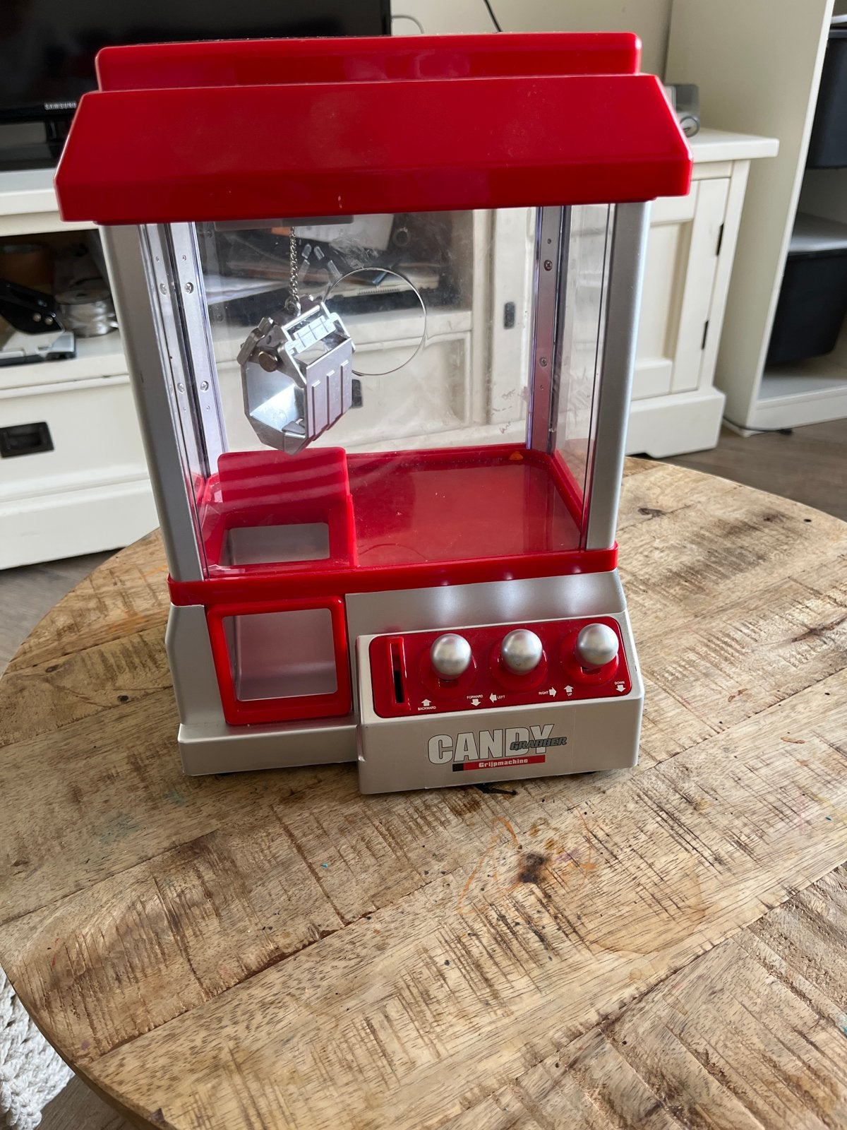 Speelgoed grijpmachine met muntjes - Candy Grabber, Kinderen en Baby's, Speelgoed | Overig, Ophalen of Verzenden, Gebruikt, Jongen of Meisje