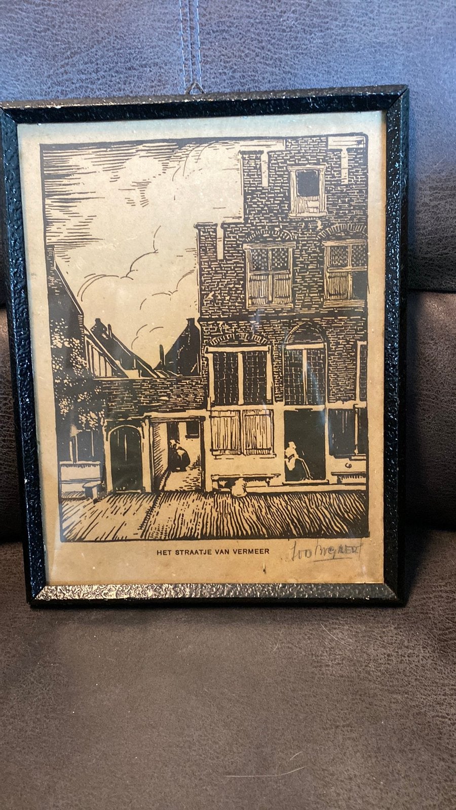 Straatje van Vermeer, Antiek en Kunst, Ophalen of Verzenden