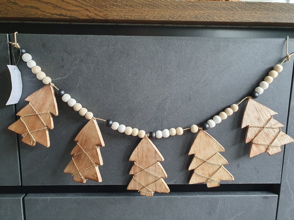 Houten kerstbomen hanger, Diversen, *, *, Nieuw, Ophalen of Verzenden
