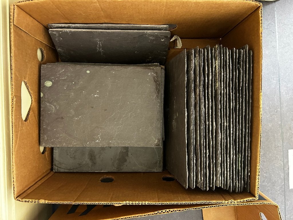 Leisteen tegels 30x20x0,5cm - Dak- of muurtegel, Ophalen, Overige typen, Nieuw, Natuursteen