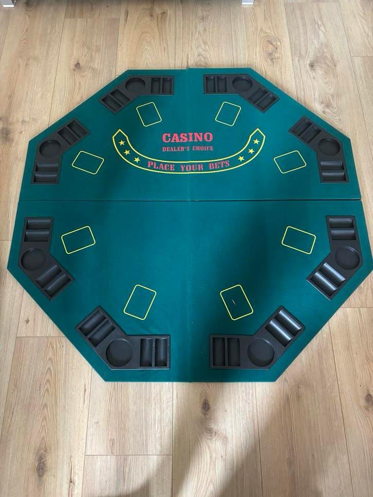 Opvouwbare casino/poker tafel, Ophalen