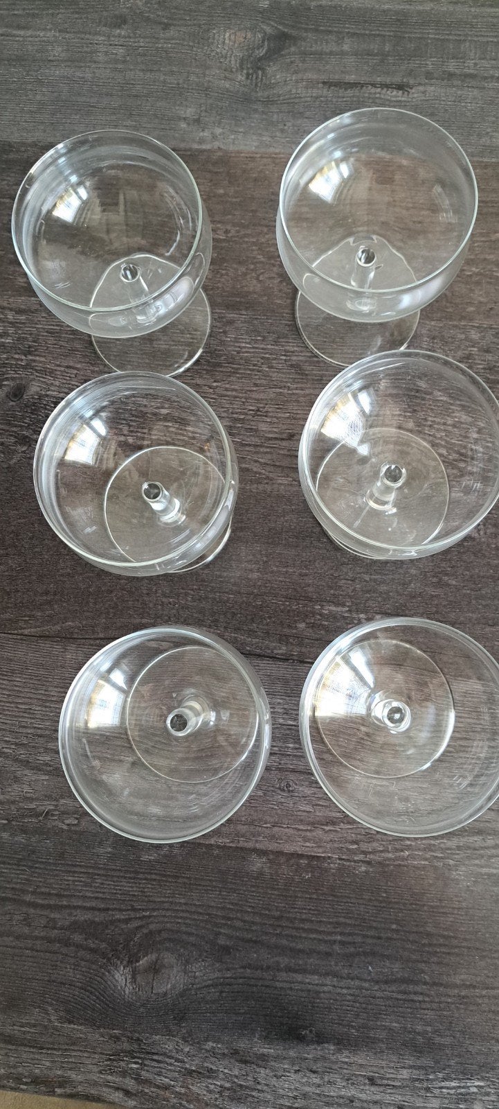 Set van 6 glazen dessert- of ijscoupes, Ophalen