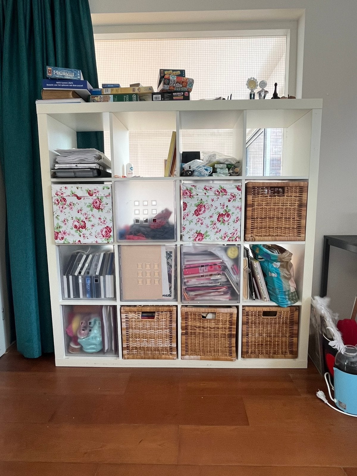 Ikea kast inclusief manden en bakken, Ophalen, Gebruikt