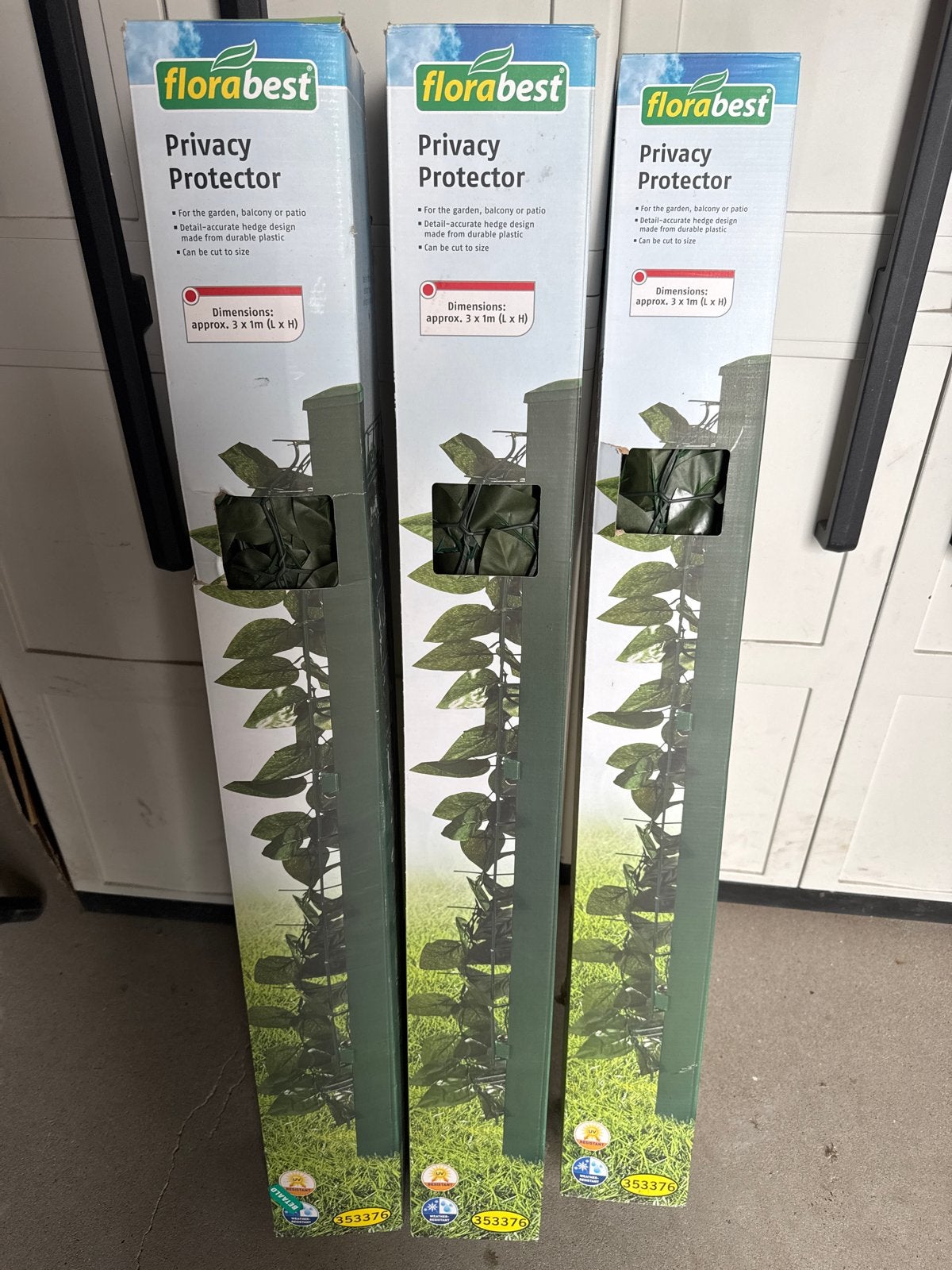 Florabest Privacy Protector - Kunsthaag 3x1m, Ophalen, Nieuw, Kunststof, Overige typen