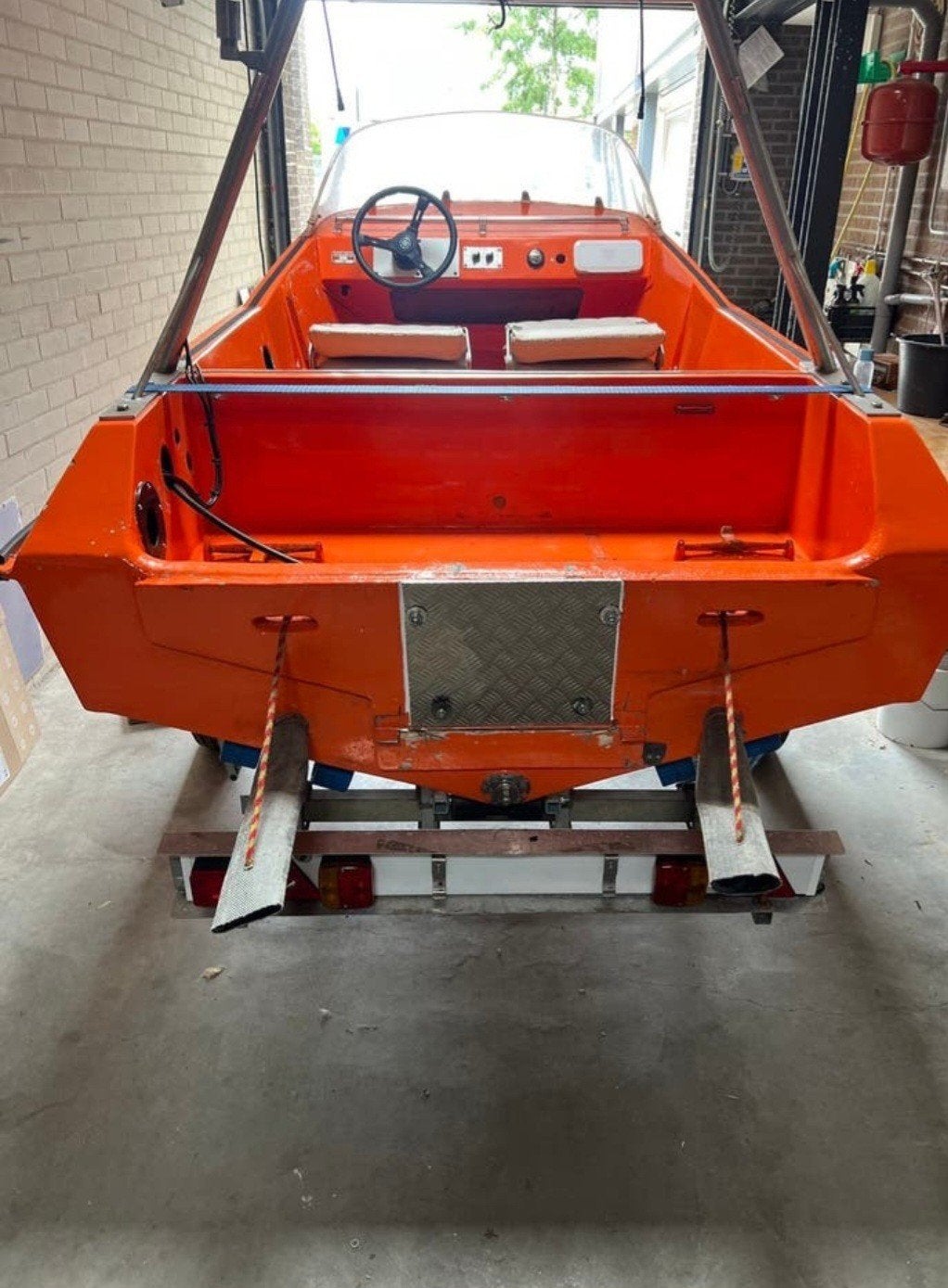 mulder&rijke reddingboot, Watersport en Boten, Gebruikt, Buitenboordmotor, Trailer, Consoleboot