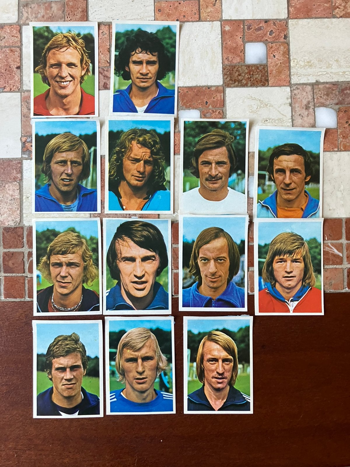 Nec panini Vanderhout 1975-1976, Ophalen of Verzenden, Gebruikt, Overige binnenlandse clubs, Poster, Plaatje of Sticker