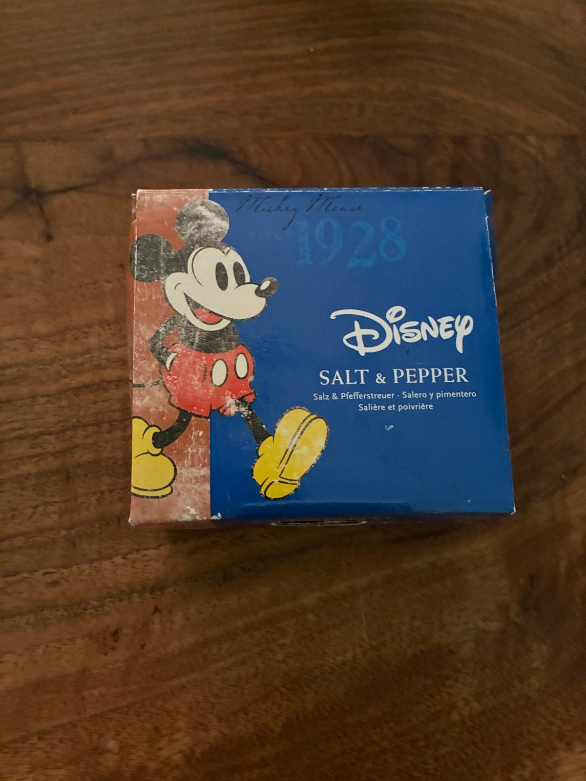 Disney Mickey Mouse Peper- en Zoutstel - Vintage Stijl, Huis en Inrichting, Overige typen, Nieuw, Ophalen of Verzenden, Steen/keramiek