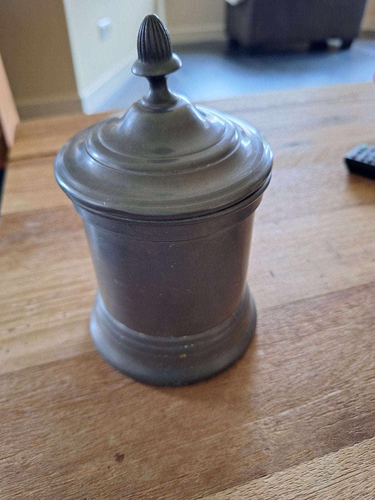 Metawa Holland Echt Tin Tabakspot met Deksel - Vintage, Ophalen of Verzenden