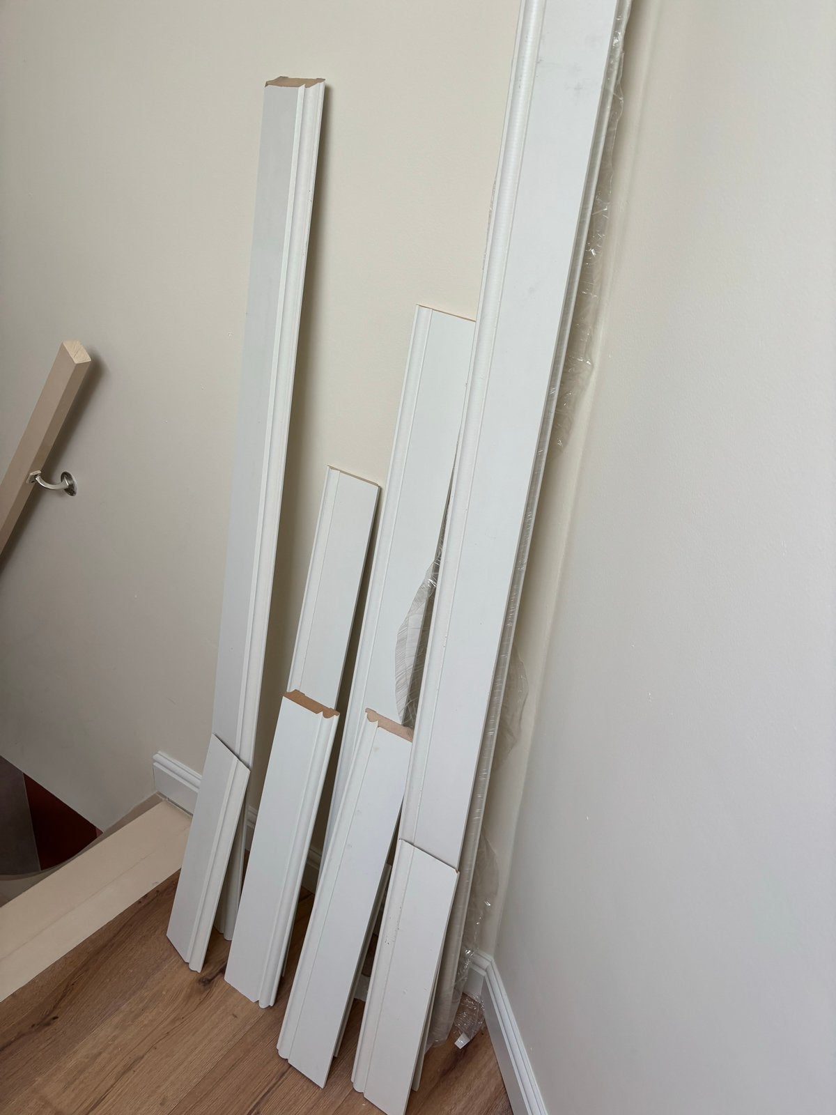 MDF Barok plinten 120x15 mm, RAL 9010, 2x 2,4 mtr, Ophalen, Nieuw, Mdf, 200 tot 250 cm