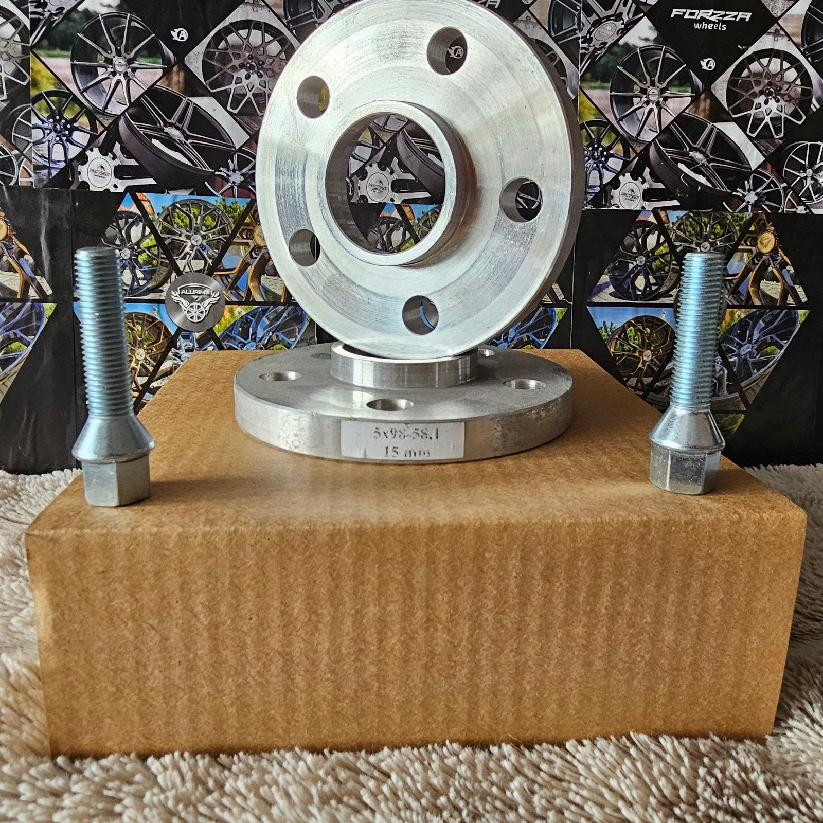 Spoorverbreders spacers Alfa Romeo 156 5x98 58,1 15mm, Ophalen of Verzenden