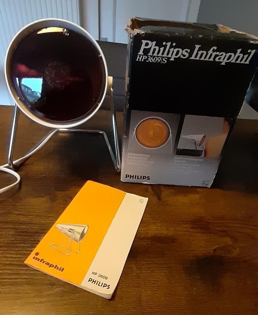 Vintage Philips Infraphil HP3609S in originele doos, Witgoed en Apparatuur, Persoonlijke-verzorgingsapparatuur, Zo goed als nieuw