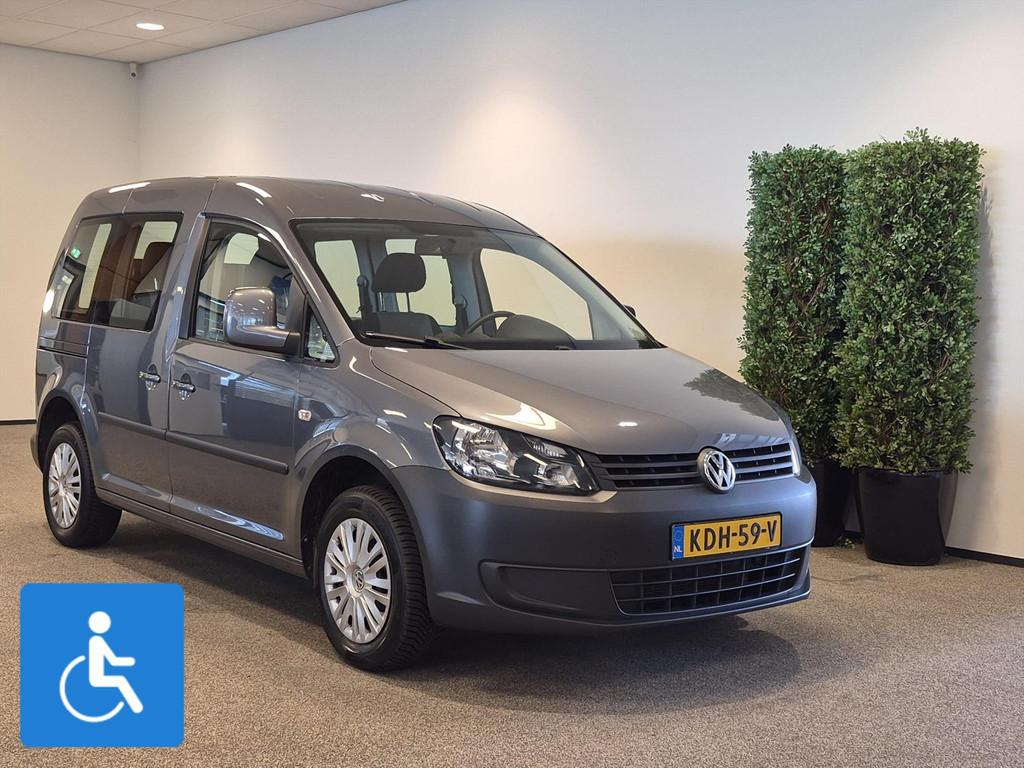Volkswagen Caddy Rolstoelauto 3+1 (airco), Auto's, 1360 kg, Gebruikt, Bedrijf, Handgeschakeld