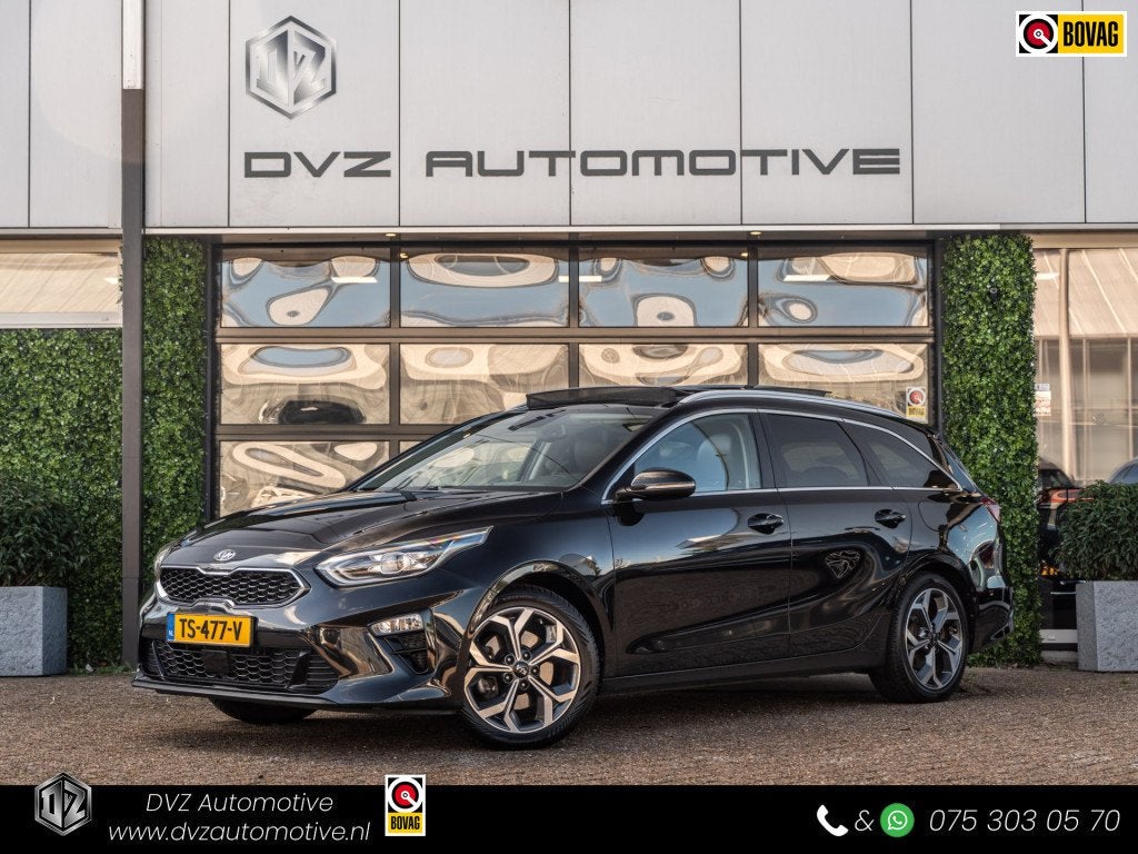 Kia Cee'd Sportswagon Ceed 1.4 T-GDi ExecutiveLine | Pano |, Auto's, Euro 6, 4 cilinders, Met garantie (alle), Zwart