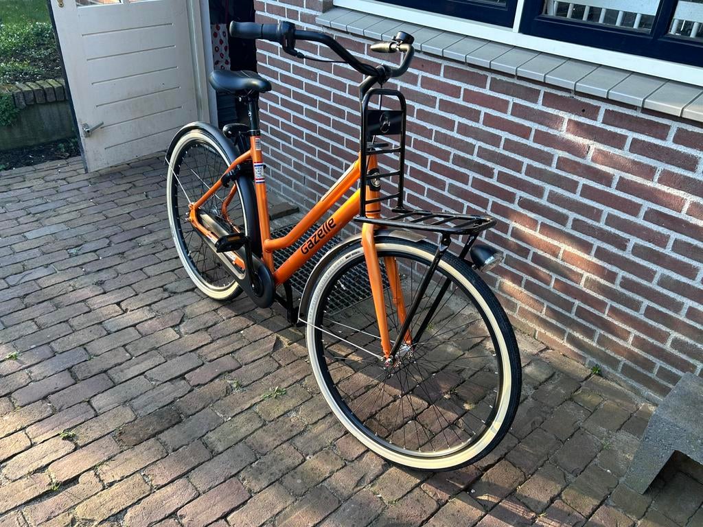 ZGAN Gazelle F1 fiets - Dutch GP 2023 - 7 versnellingen, Ophalen, Terugtraprem, 53 tot 56 cm, Versnellingen