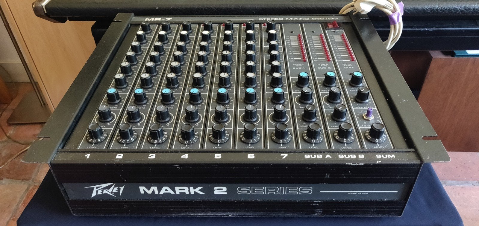 Peavey MR-7 mixer. Vintage., Ophalen, Gebruikt