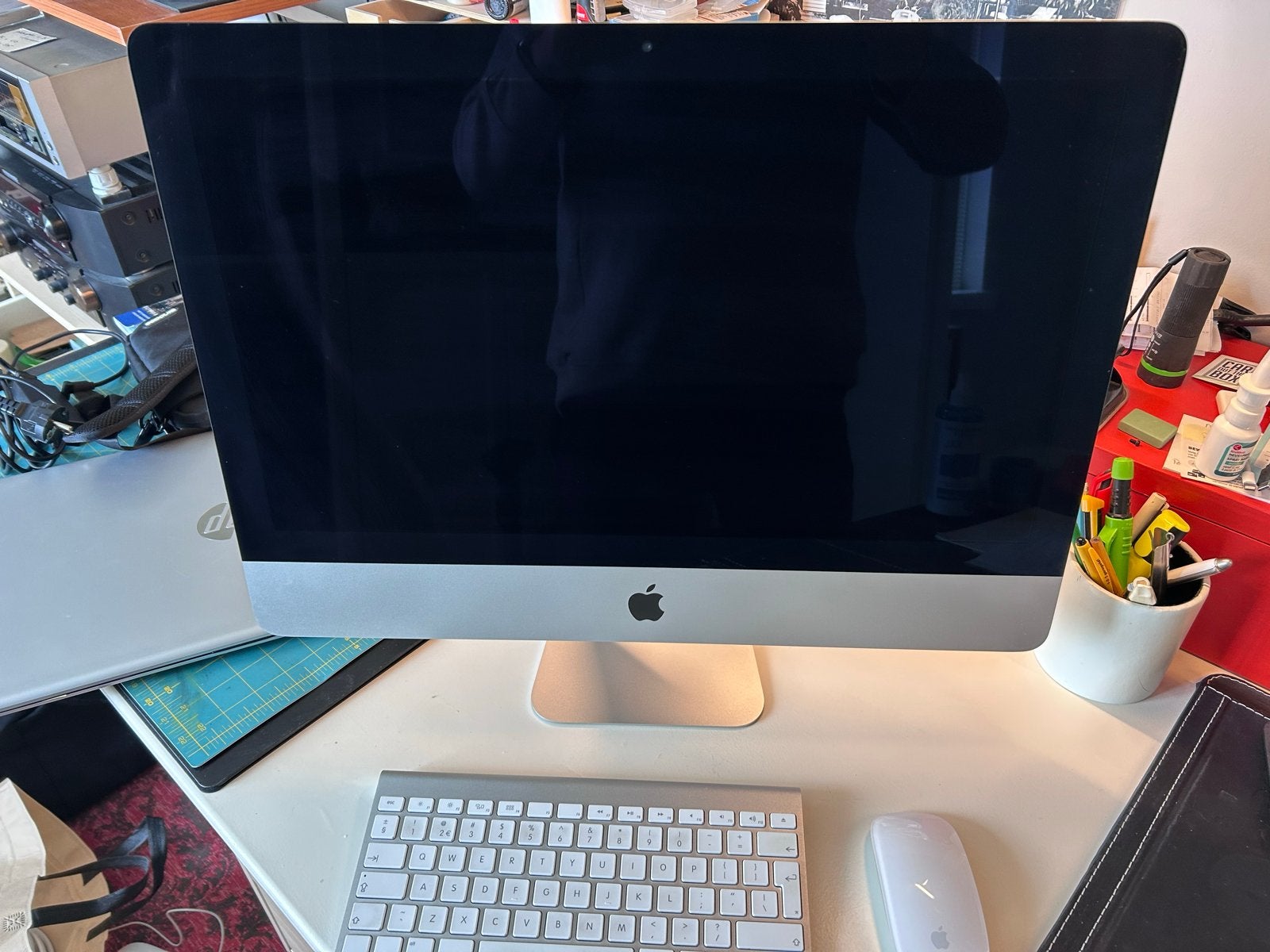 iMac 21.5 inch (Late 2013) - 2.7 GHz i5, 8GB RAM, 1TB Fusion, Ophalen, Gebruikt, HDD en SSD, 2 tot 3 Ghz
