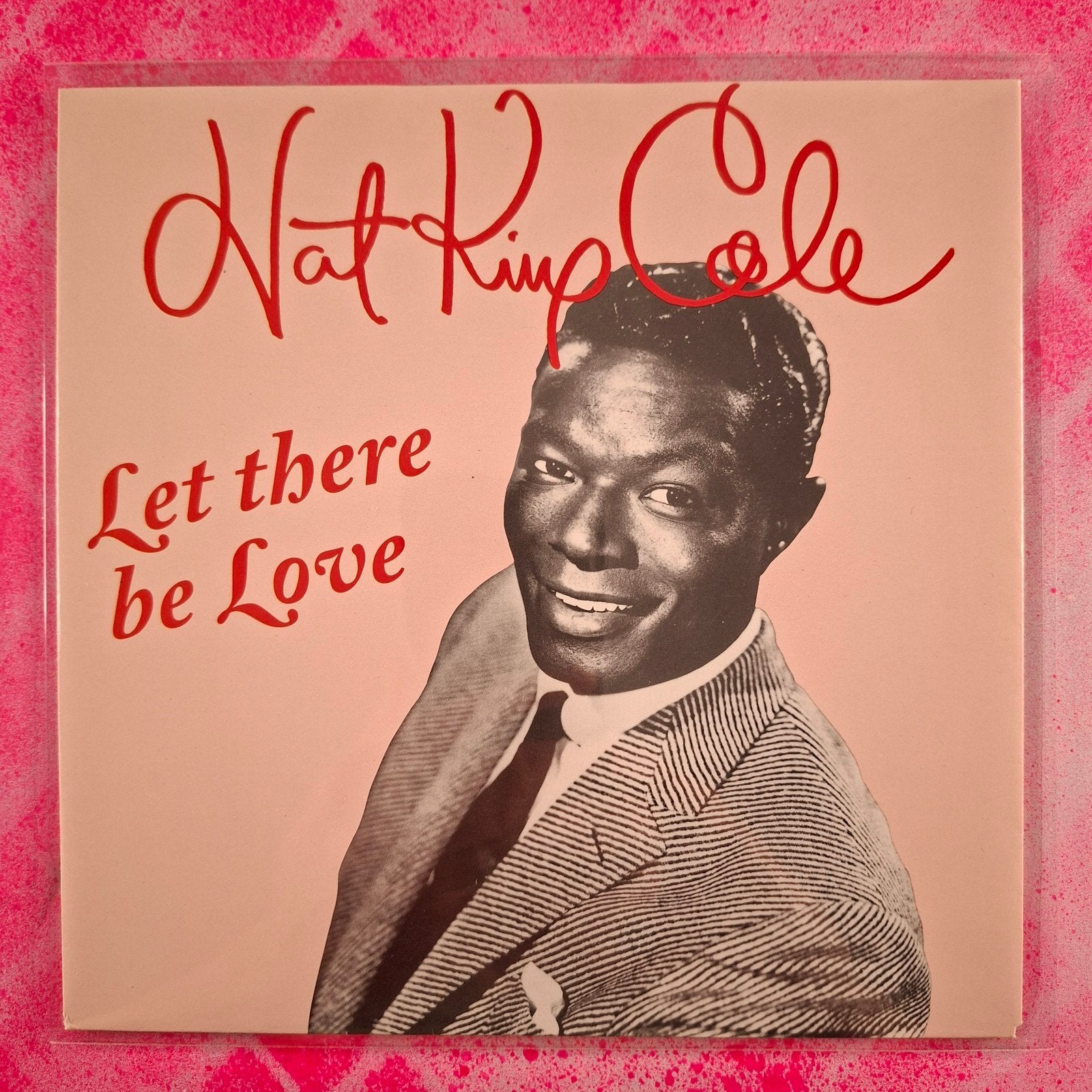 Nat King Cole Let there be love / When i fall in love, Beschermende buitenhoes, 7 inch, Ophalen of Verzenden, Zo goed als nieuw