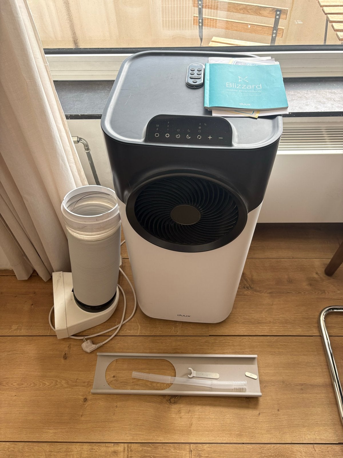 DUUX Blizzard Mobiele Airco - Compleet met bon, Ophalen, 3 snelheden of meer, Zo goed als nieuw, Koelen en Ontvochtigen