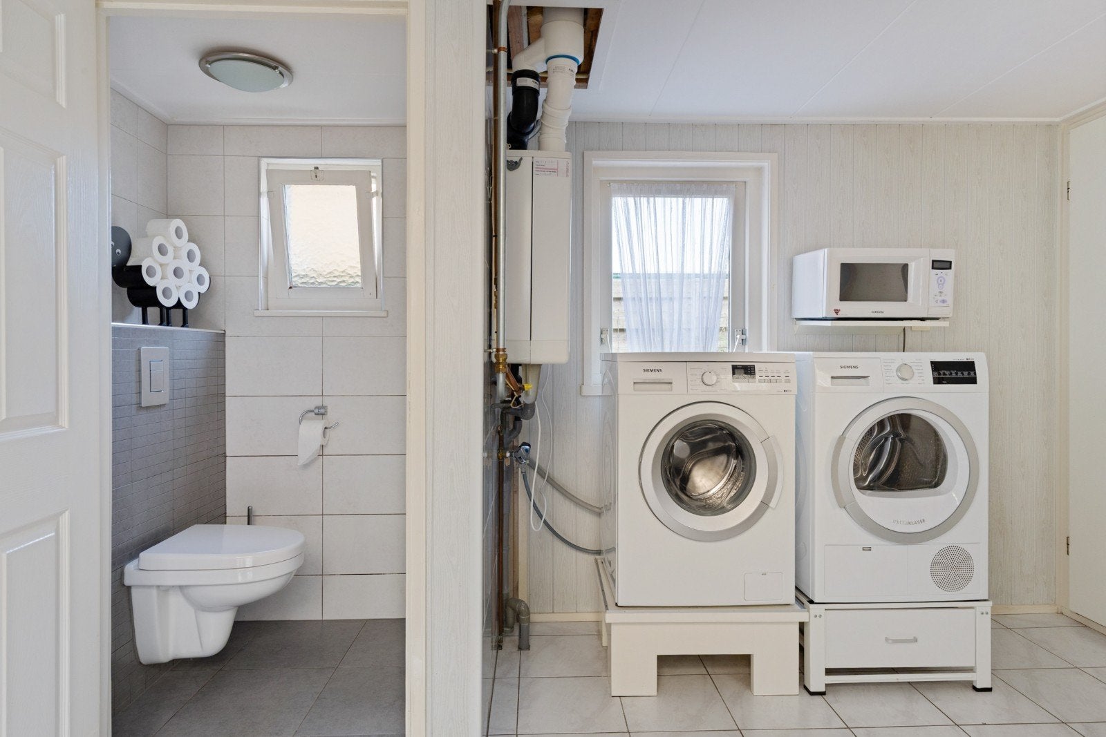 Wasmachine verhoger van stevig hout - 30 cm hoog, Witgoed en Apparatuur, Onderdelen en Toebehoren, Ophalen, Gebruikt
