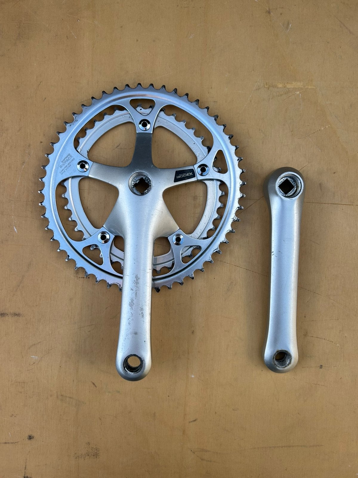 vintage Shimano Exage 300EX cranks, Fietsen en Brommers, Ophalen of Verzenden, Zo goed als nieuw