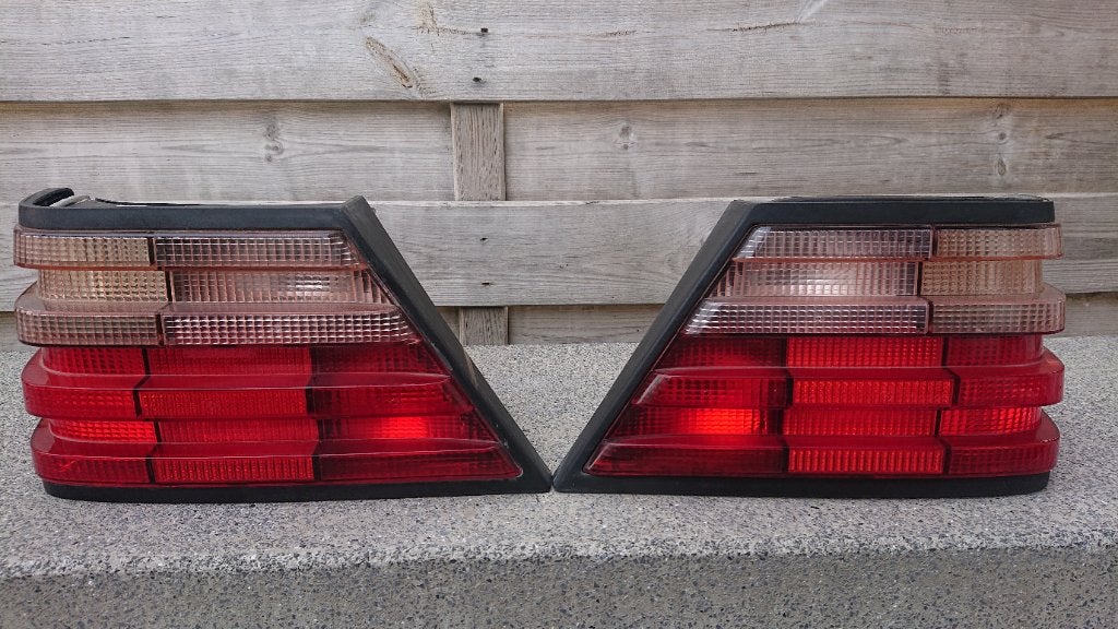 Mercedes w124 achterlichten met zijverlichting, Ophalen of Verzenden, Gebruikt, Mercedes-Benz