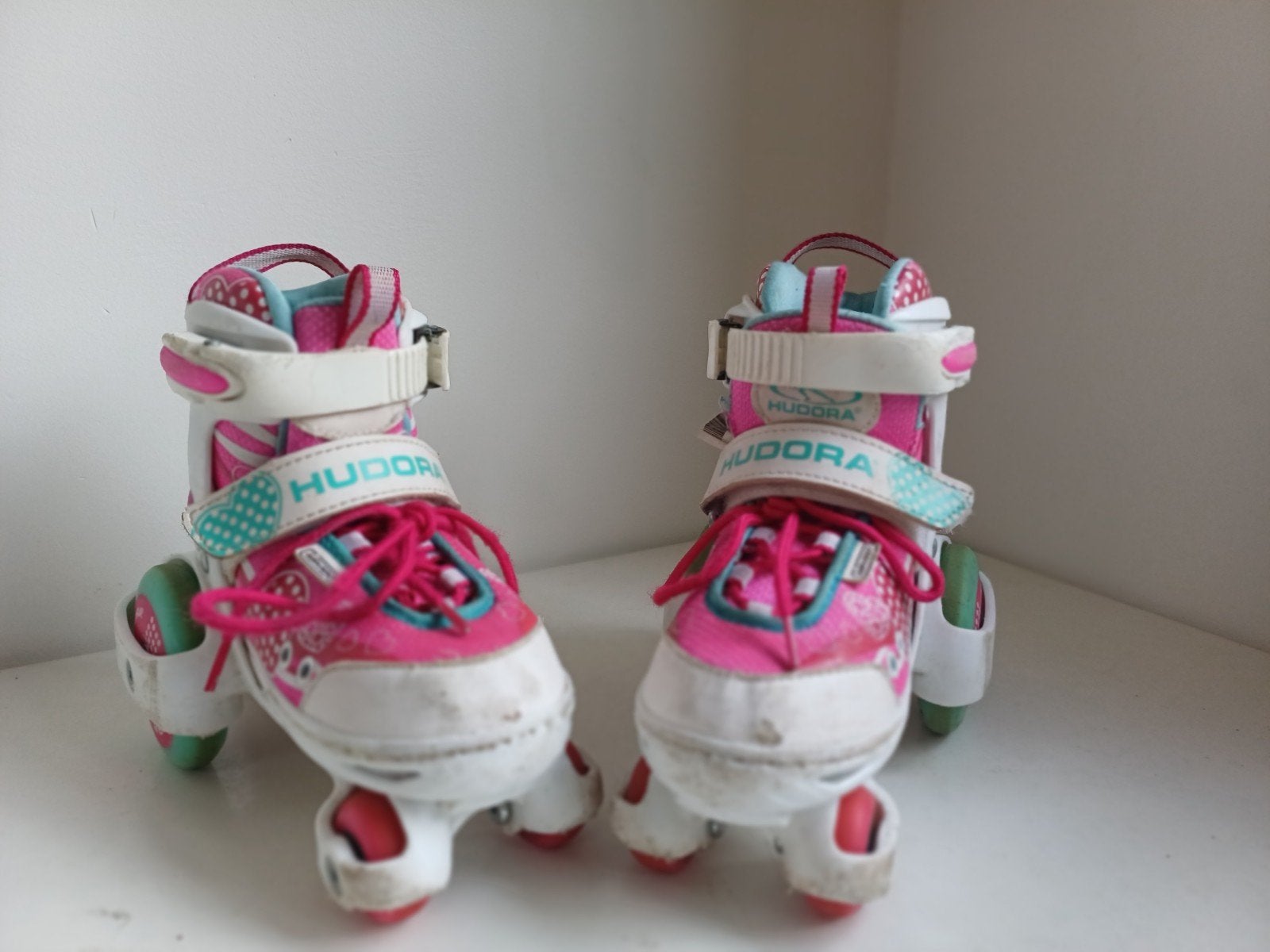 mooie Hudora rolschaatsen 30 tm 33, Ophalen, Kinderen, Verstelbaar, Gebruikt