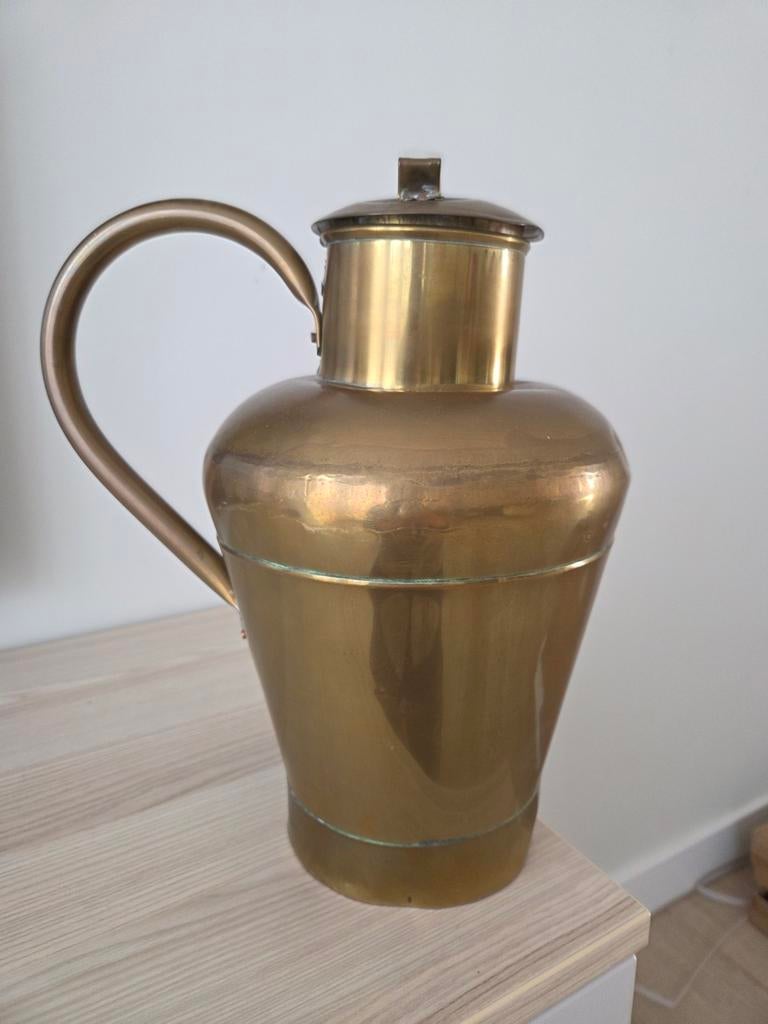 Antieke koperen melkkan waterkan, Antiek en Kunst, Antiek | Koper en Brons, Ophalen of Verzenden