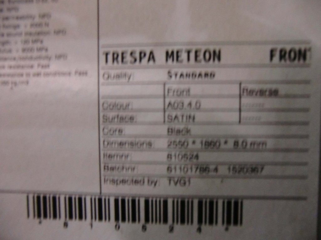 Aantal platen trespa nieuw A03.1.0 Pastelgrijs (nr46), Ophalen, Nieuw
