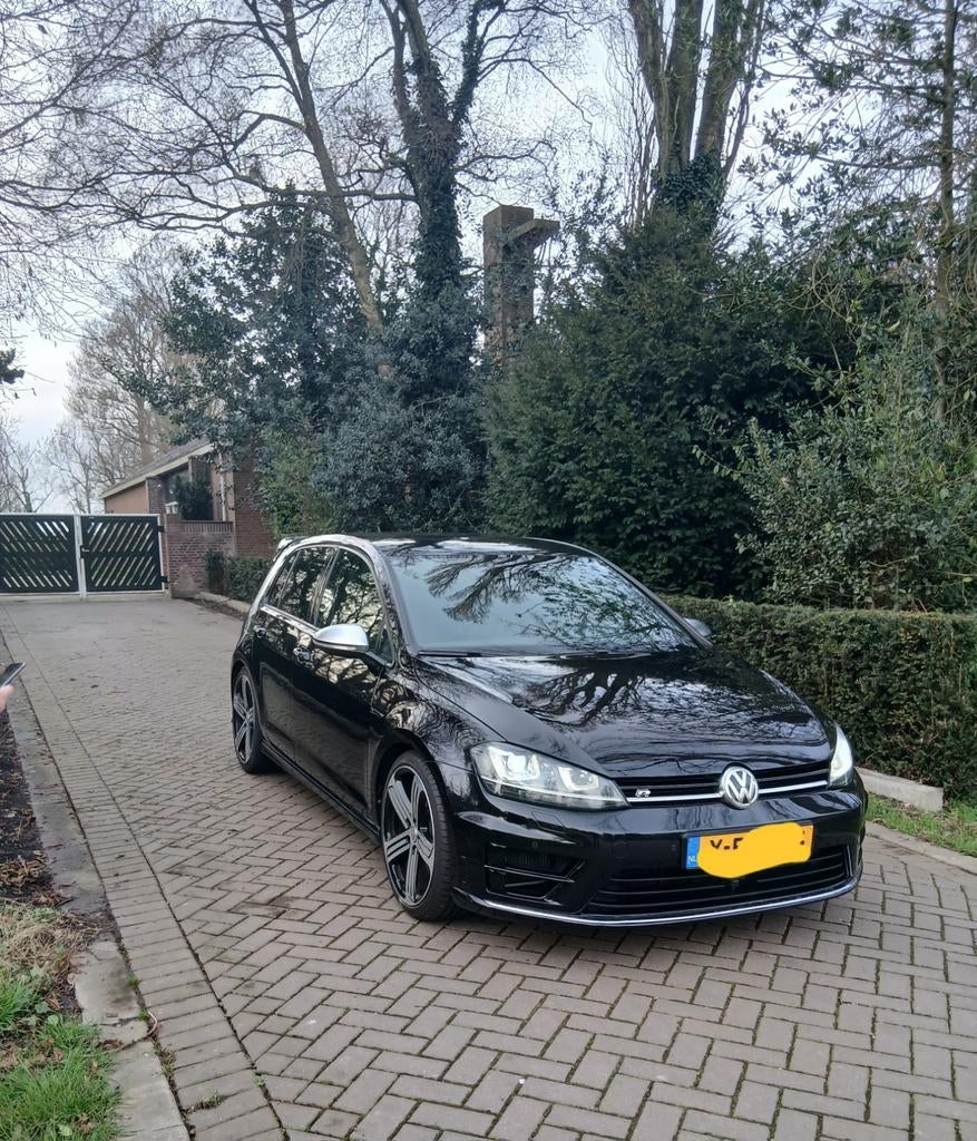 Golf 7 R zwart 372 pk ABT Automaat 4motion, Auto's, Volkswagen, Particulier, Golf, 4x4, ABS, Achteruitrijcamera, Adaptieve lichten