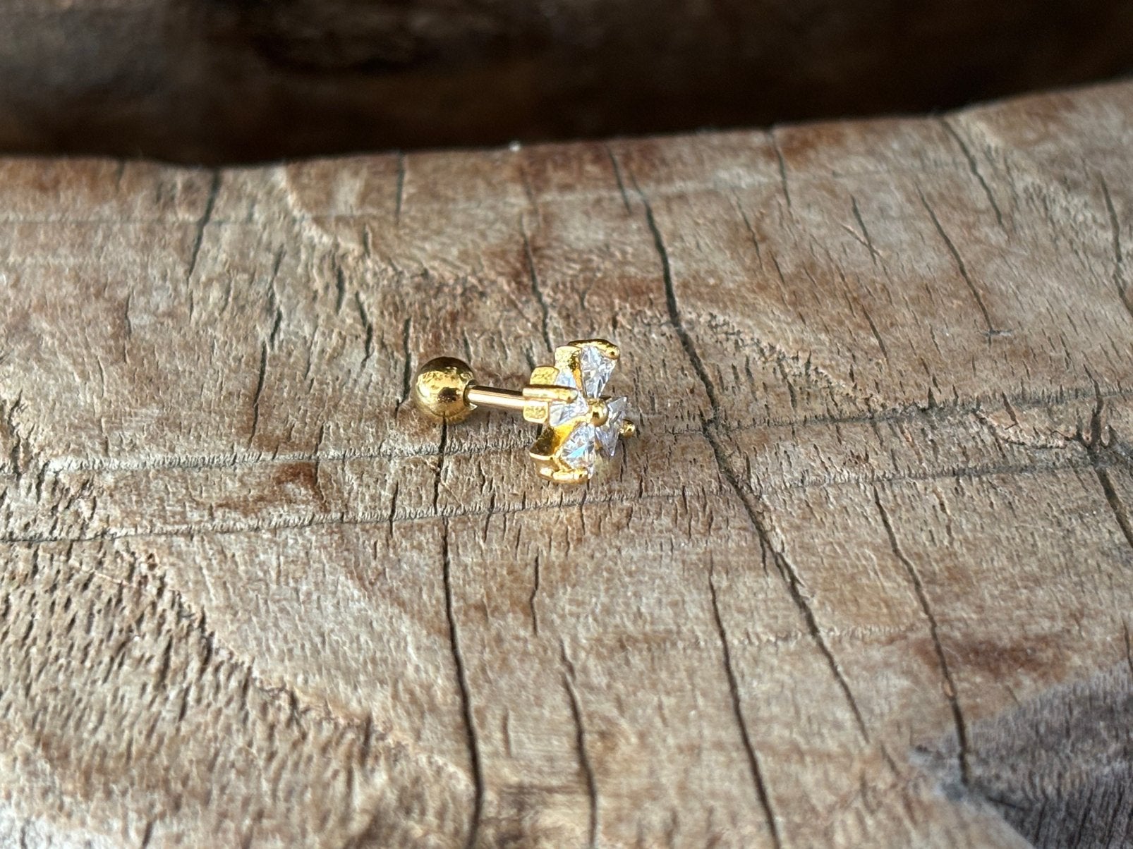 Helix piercing, Sieraden, Tassen en Uiterlijk, Piercings, Ophalen of Verzenden, Nieuw, Staal, Oor- of Traguspiercing