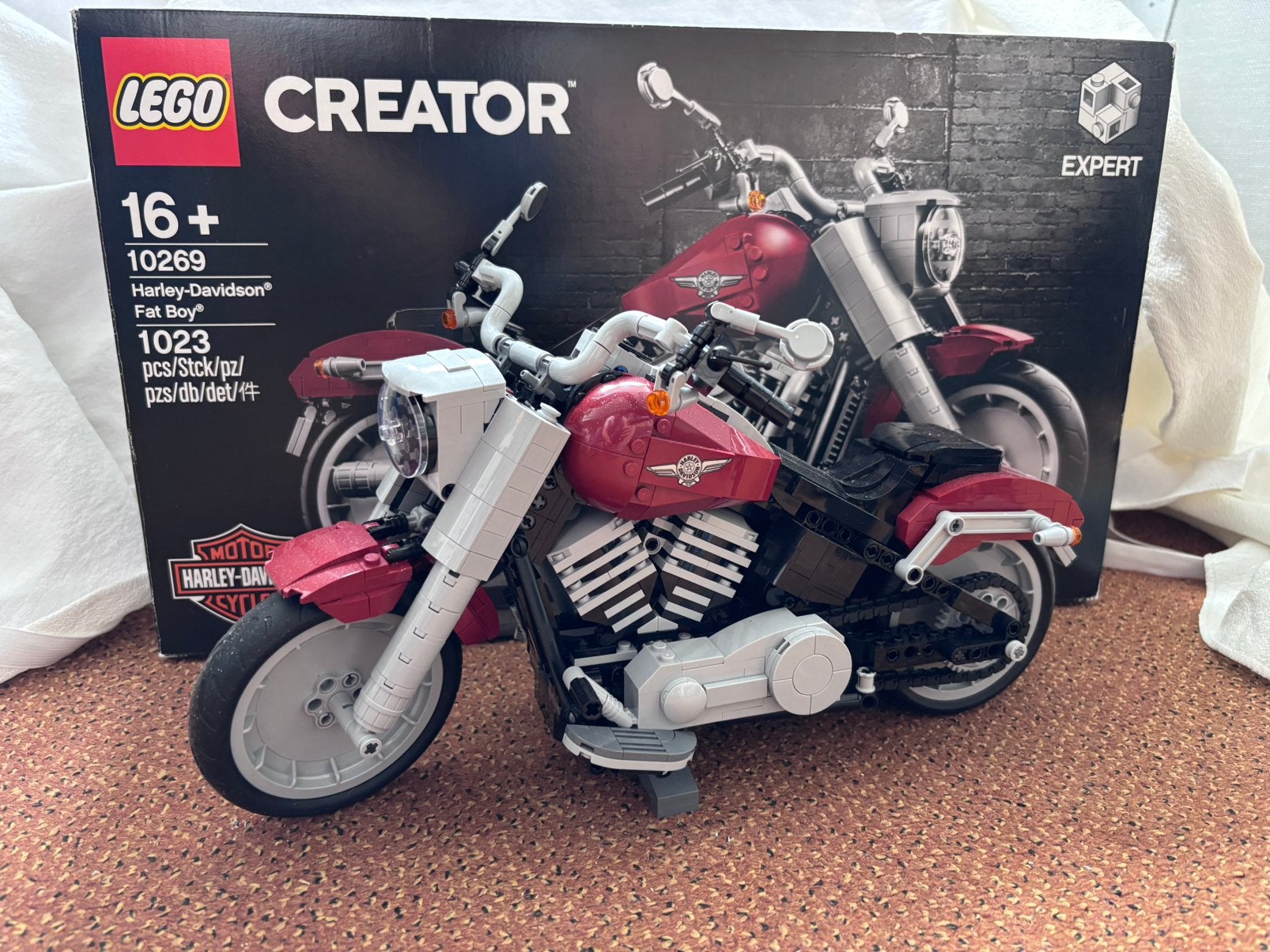 Lego Creator 10269 Expert Harley-Davidson Fat Boy, Ophalen of Verzenden, Zo goed als nieuw