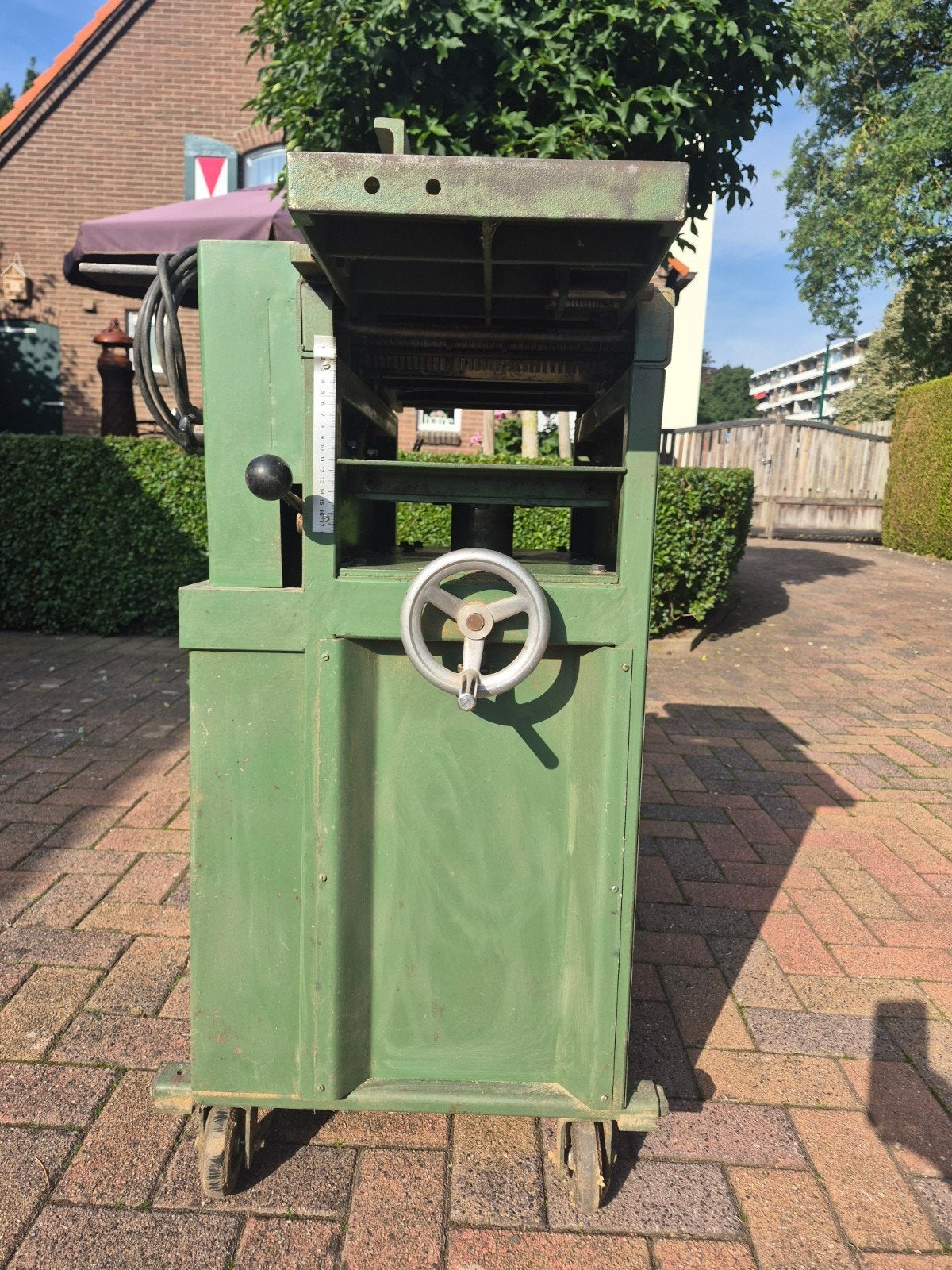 Vlak- en Vandiktebank 230V - 17cm dikte, incl. 4 beitels, Doe-het-zelf en Verbouw, Ophalen, Gebruikt, Overige typen