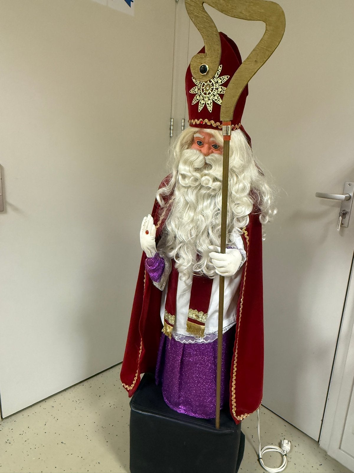 Ruitentikker Sinterklaas automaton, Ophalen of Verzenden, Gebruikt