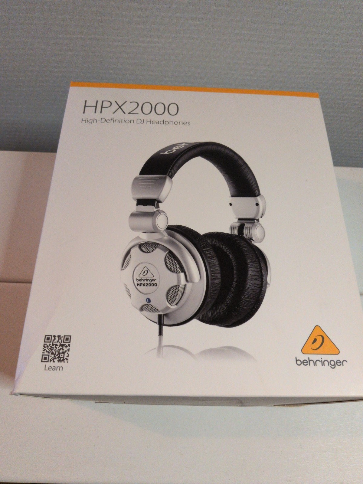 Behringer HPX2000 High-Definition DJ Hoofdtelefoon, Audio, Tv en Foto, Koptelefoons, Overige merken, Zilver, Ophalen of Verzenden