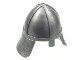 Lego Castle Helmen 2x Soldaat Helm Flat Silver 3844 (NIEUW), Lego, Nieuw, Ophalen of Verzenden, Losse stenen