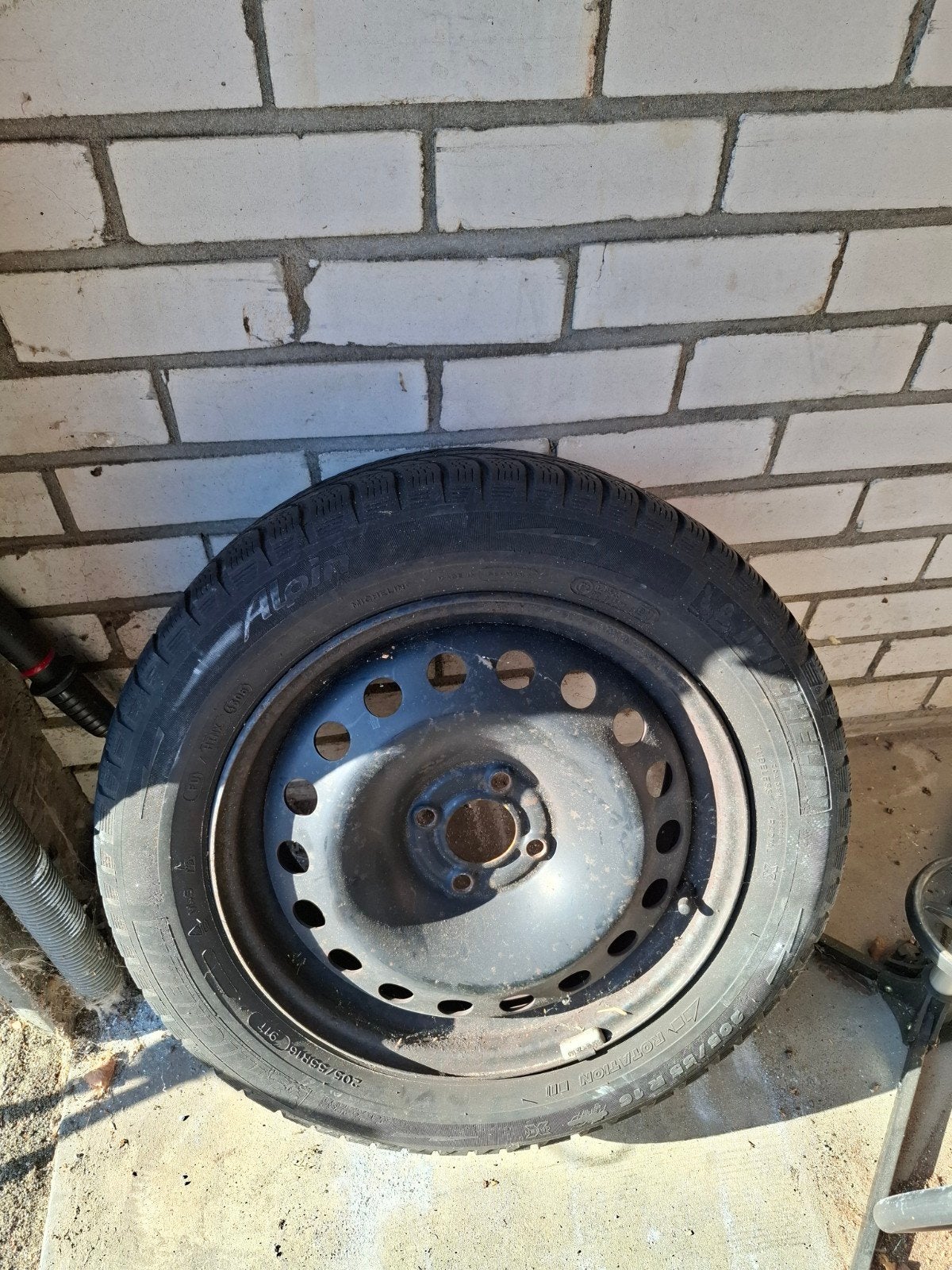 Winterband op stalen velg - 205/55 R16, Ophalen