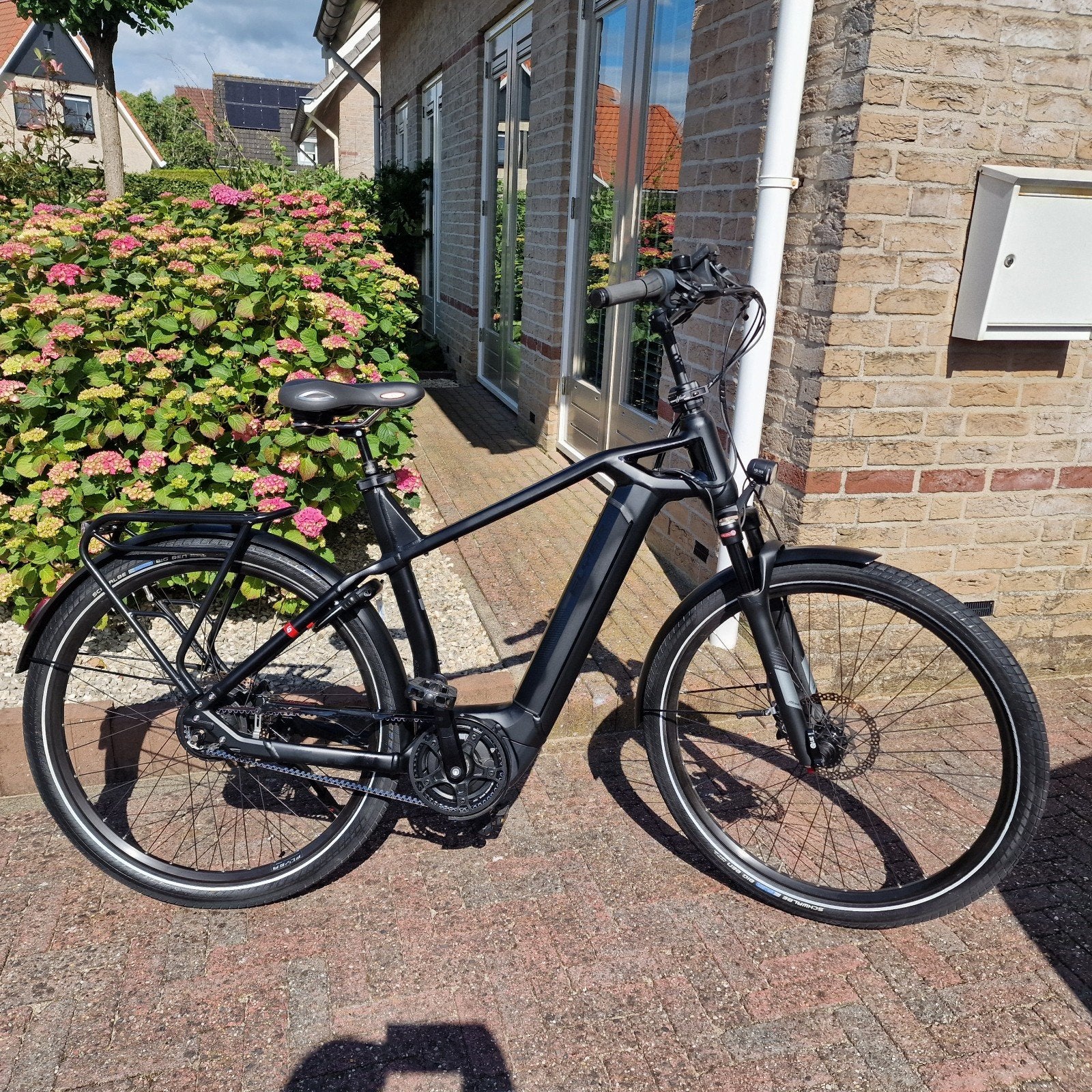 Bijna nieuwe Flyer Gotour 6 Bosch middenmotor en belt 440km!, Zo goed als nieuw, 50 km per accu of meer, 55 tot 59 cm, Ophalen