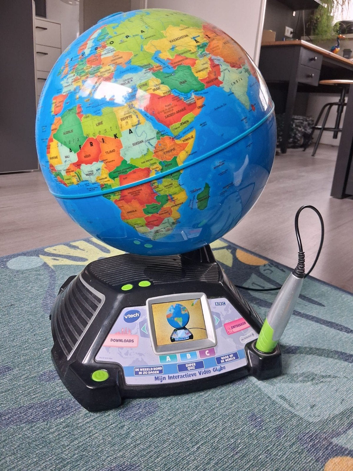 VTech Mijn Interactieve Video Globe - Educatieve Wereldbol, Ophalen, Gebruikt, Taal en Lezen