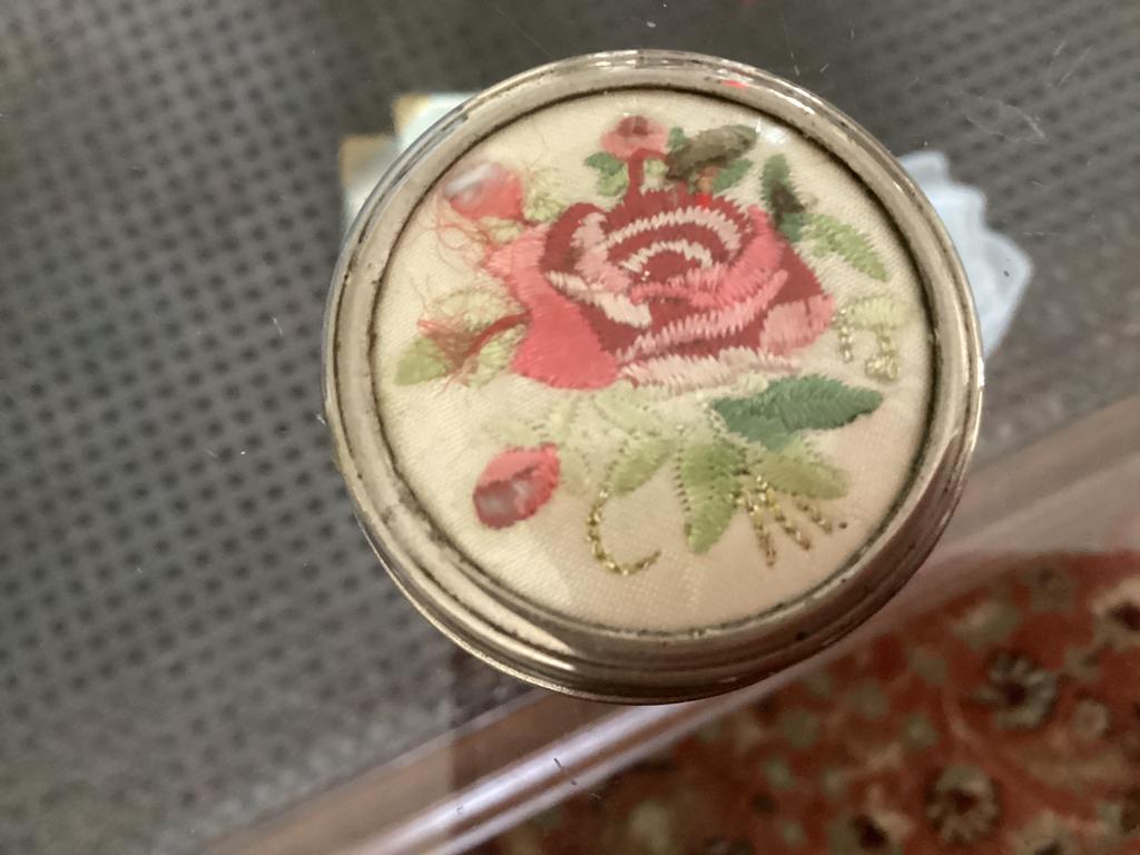 Pillendoosje roos 1.5x4 cm, Ophalen of Verzenden