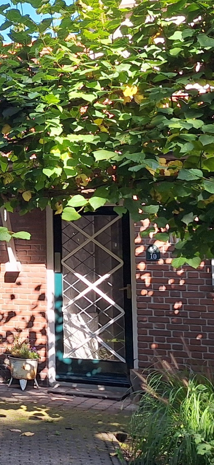 Glas in lood deur, Ophalen, Gebruikt, 80 tot 100 cm, Buitendeur