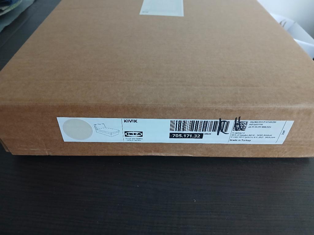 Ikea KIVIK, hoes chaise longue. Gunnared beige., Ophalen of Verzenden, Nieuw, Hout