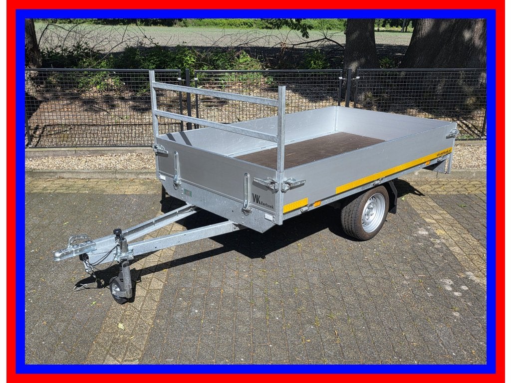 Eduard plateauwagen enkelas ongeremd 250x145x160 | 750 kg, Gebruikt