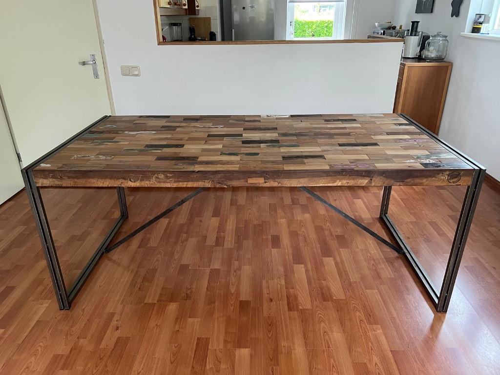 Eettafel, Ophalen, Gebruikt, 100 tot 150 cm, 200 cm of meer