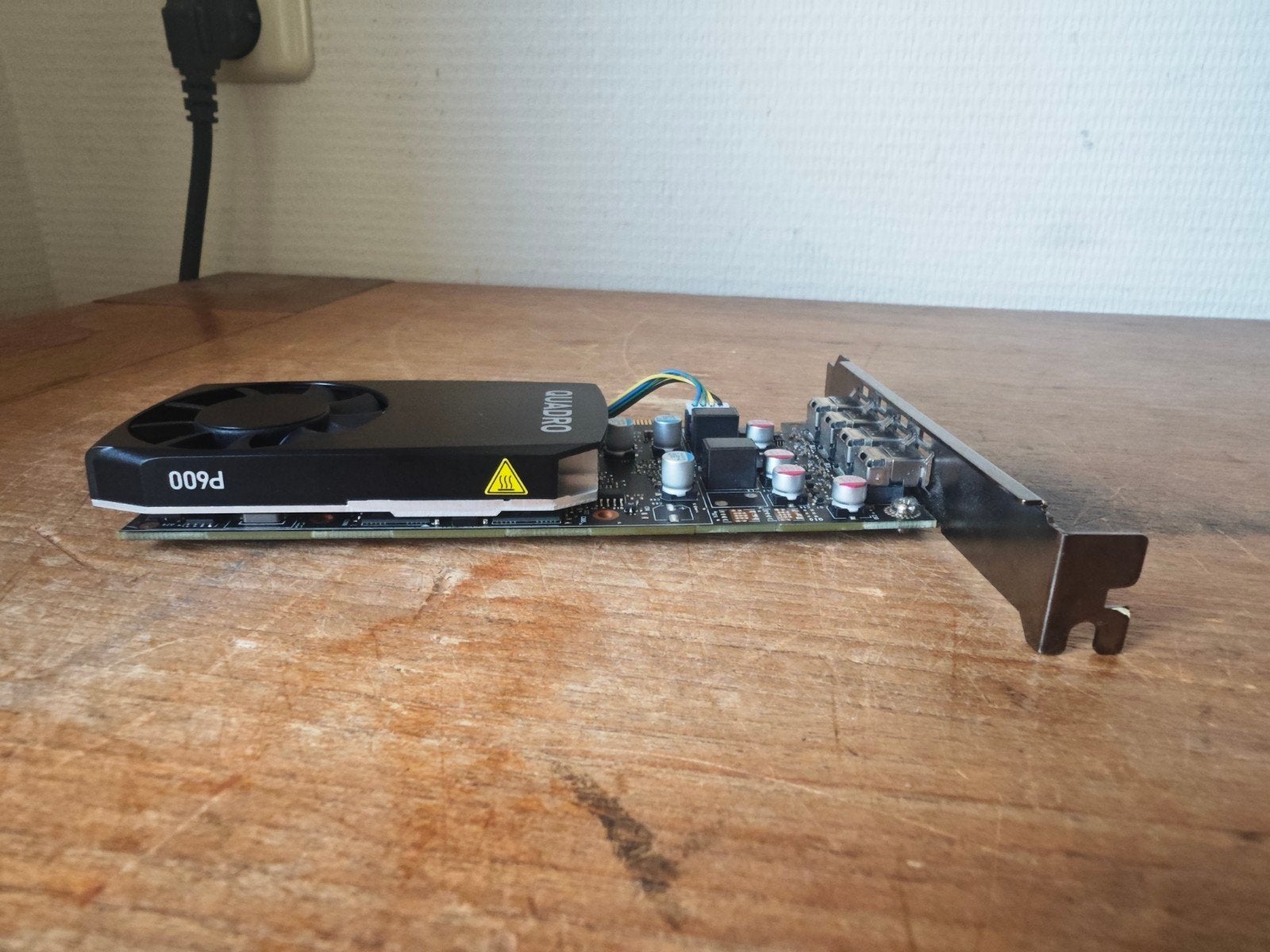 Nvidia Quadro P600 professionele grafische kaart, Info@nvidia.com, PCI-Express 3, Gebruikt, DisplayPort