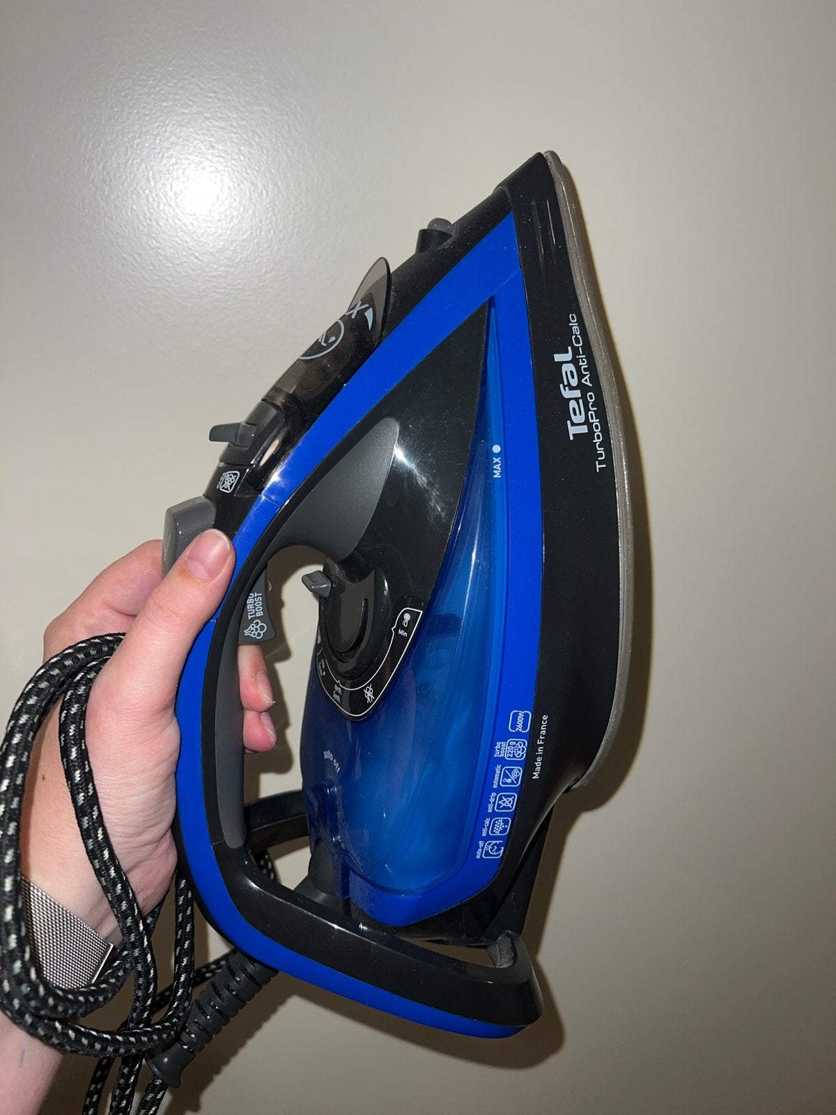 Tefal stoomstrijkijzer, Witgoed en Apparatuur, Ophalen, Gebruikt, Strijkijzer met snoer