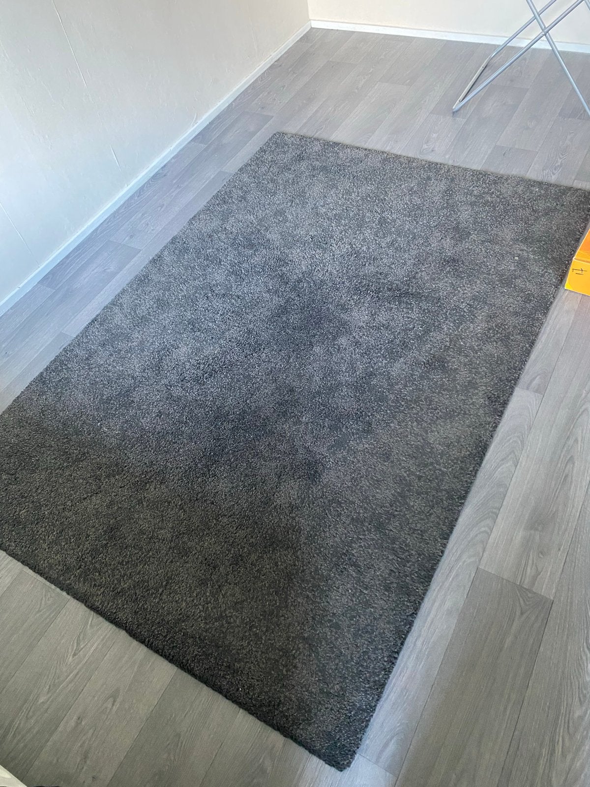 Ikea vloerkleed, donkergrijs,, Huis en Inrichting, Stoffering | Tapijten en Kleden, Ophalen, Gebruikt, 100 tot 150 cm, 150 tot 200 cm