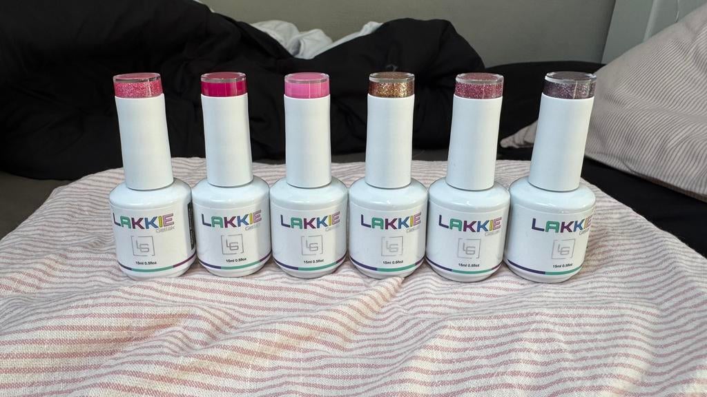 Lakkie gellak, Ophalen of Verzenden, Zo goed als nieuw, Roze, Handen en Nagels
