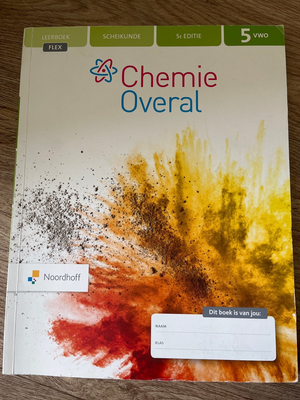 Chemie Overal 5 VWO Scheikunde Leerboek 5e Editie, Ophalen of Verzenden, Zo goed als nieuw, VWO, Scheikunde